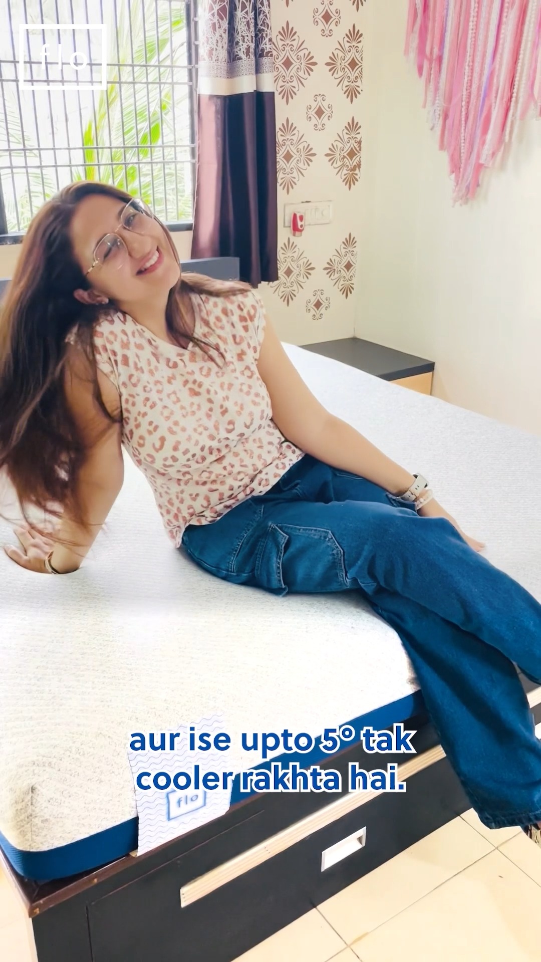 Flo Mattress Facebook ad: Sleeping blissfully on my new Flo Anti Gravity…