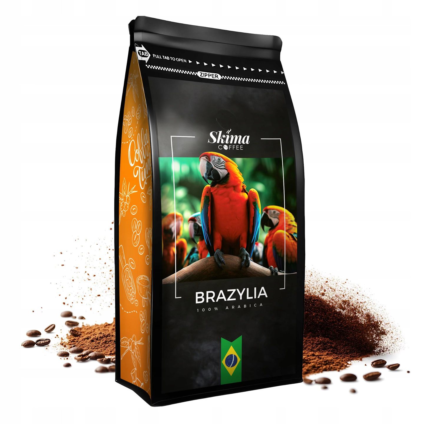 Skima Coffee Facebook ad: Kawa Mielona 500g BRAZYLIA 100% ARABICA Świeżo Palona…