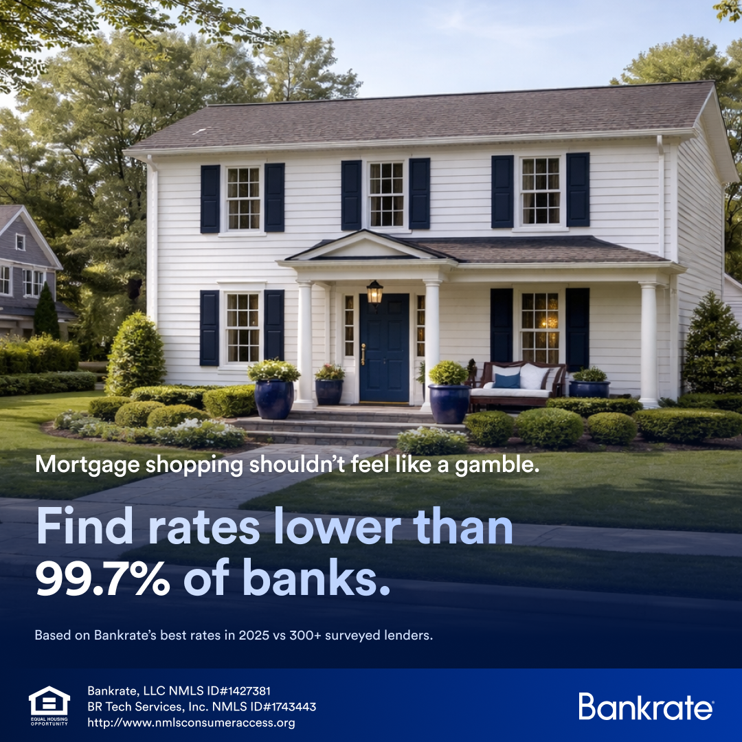 Bankrate Facebook ad: Shop our rates
