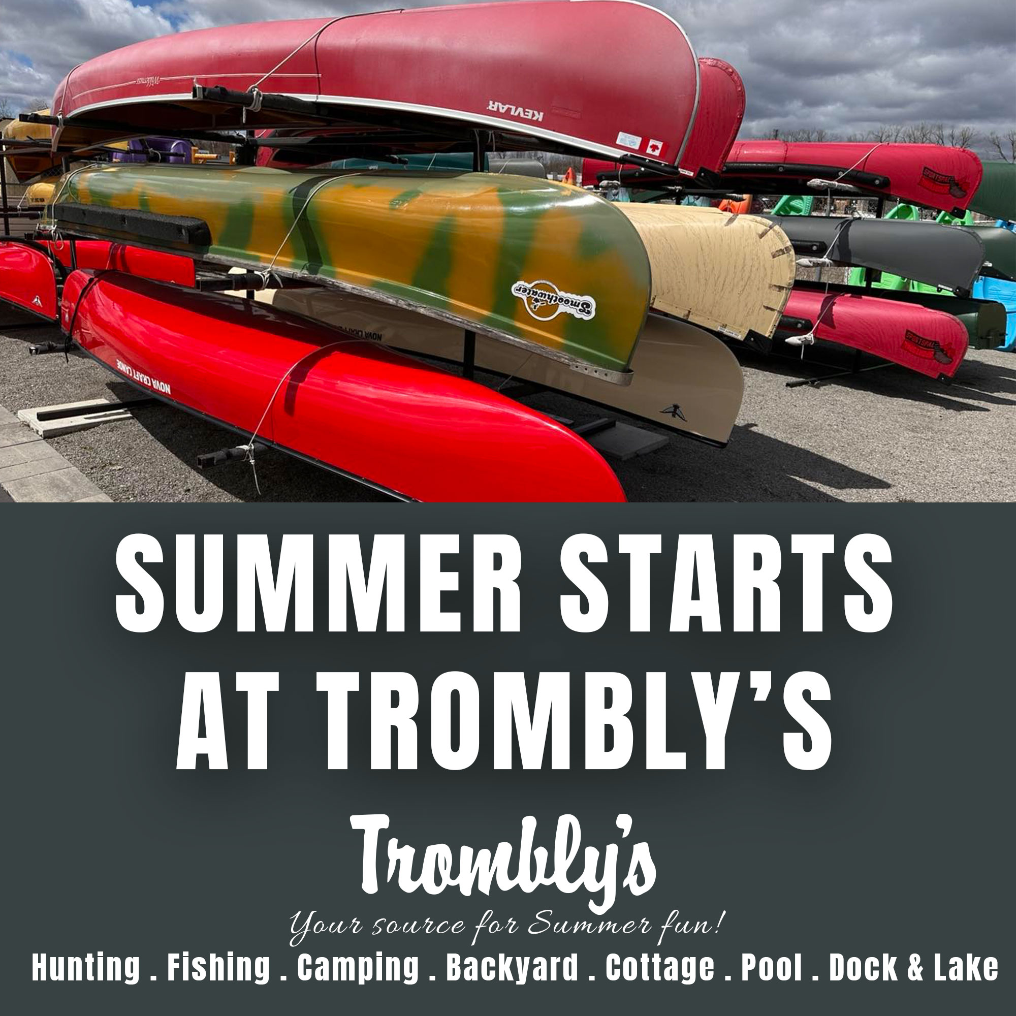 Trombly's Tackle Box Facebook ad