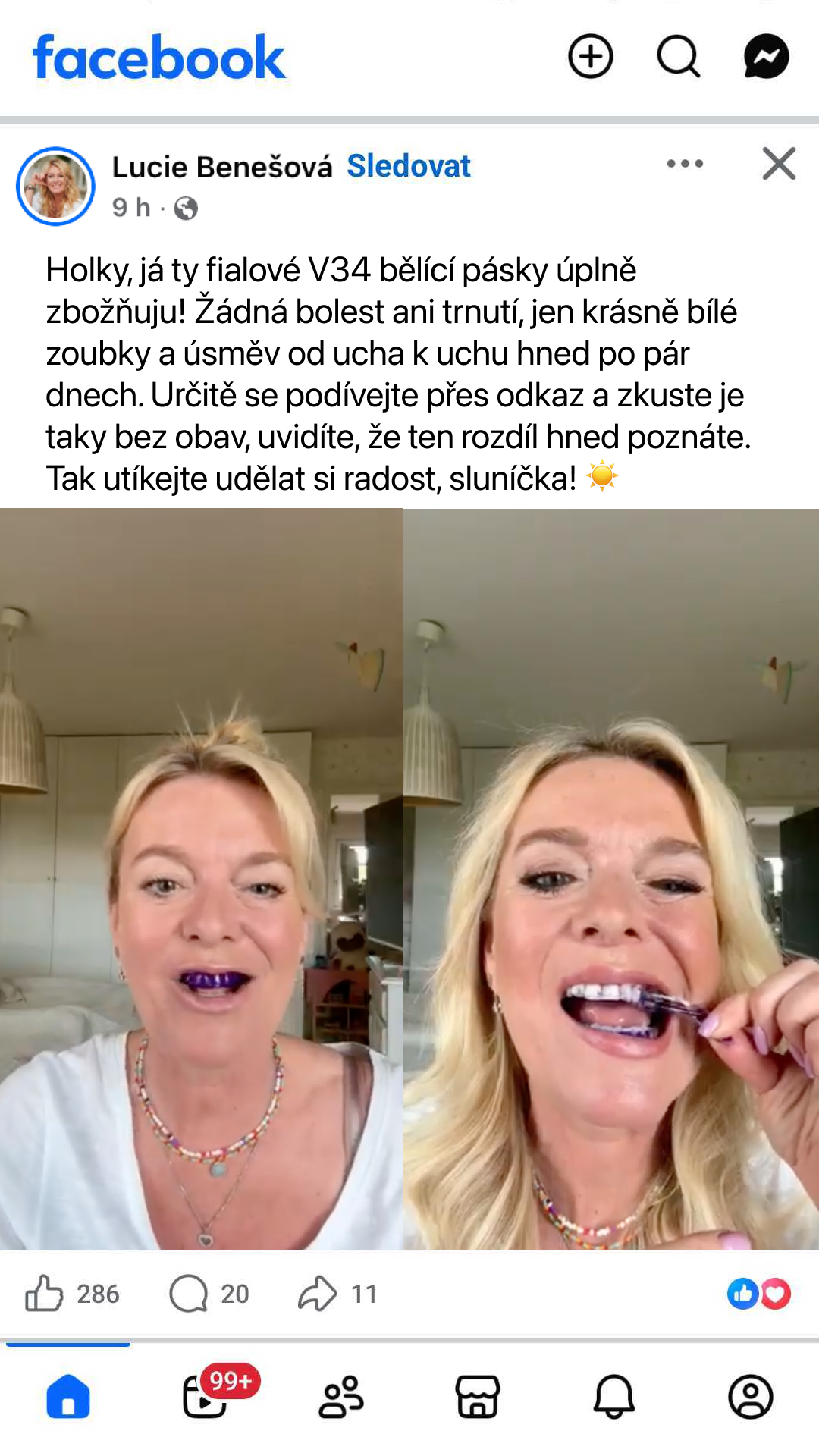 LYSS Facebook ad