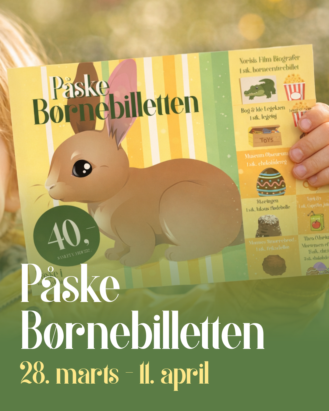Vores Nykøbing Facebook ad: Påskebørnebillet | Vores Nykøbing