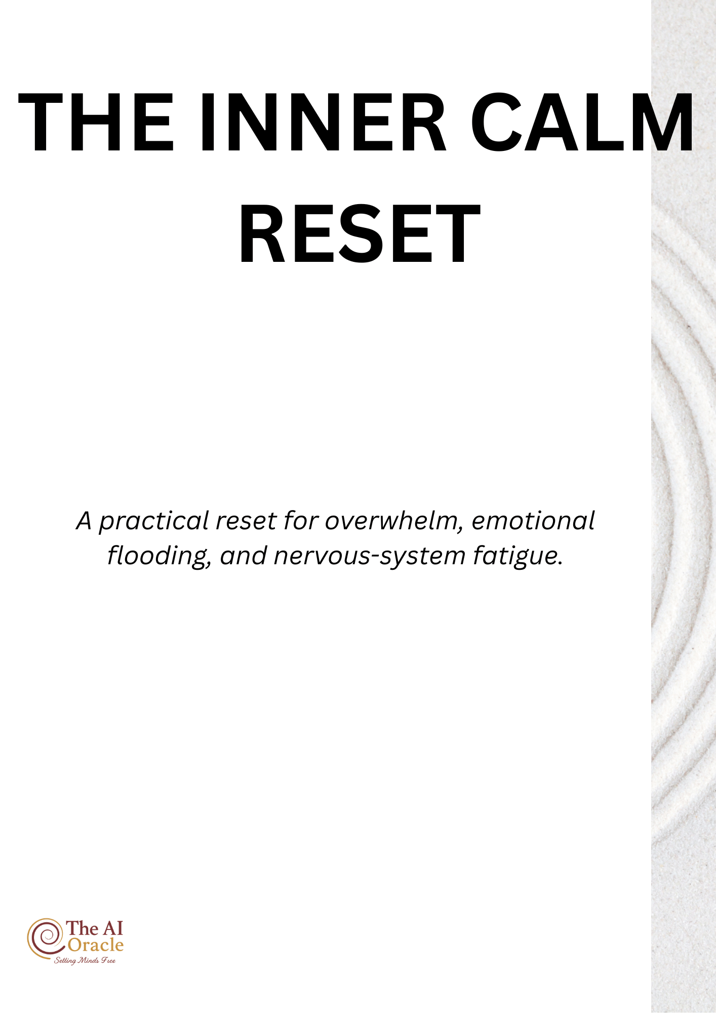 The AI Oracle Facebook ad: The Inner Calm Reset