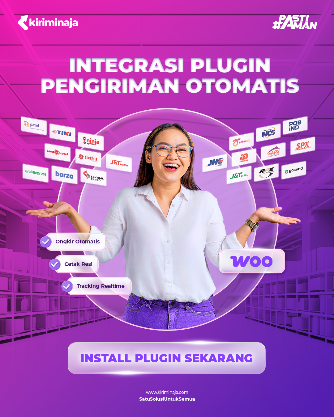 kiriminaja.com Facebook ad: Solusi Pengiriman Praktis untuk Seller & Brand Owner