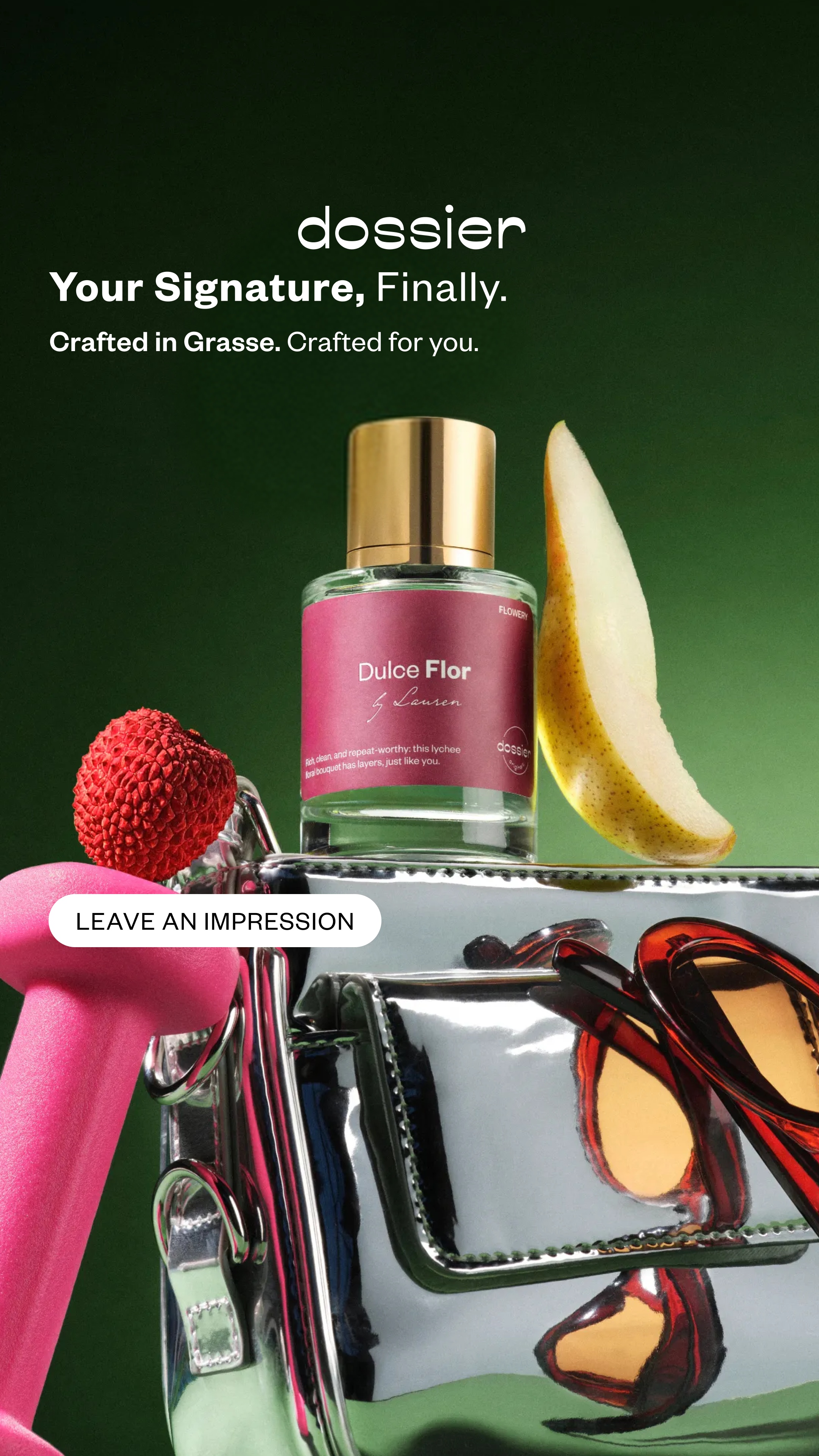Dossier Facebook ad: Find Your Signature Scent