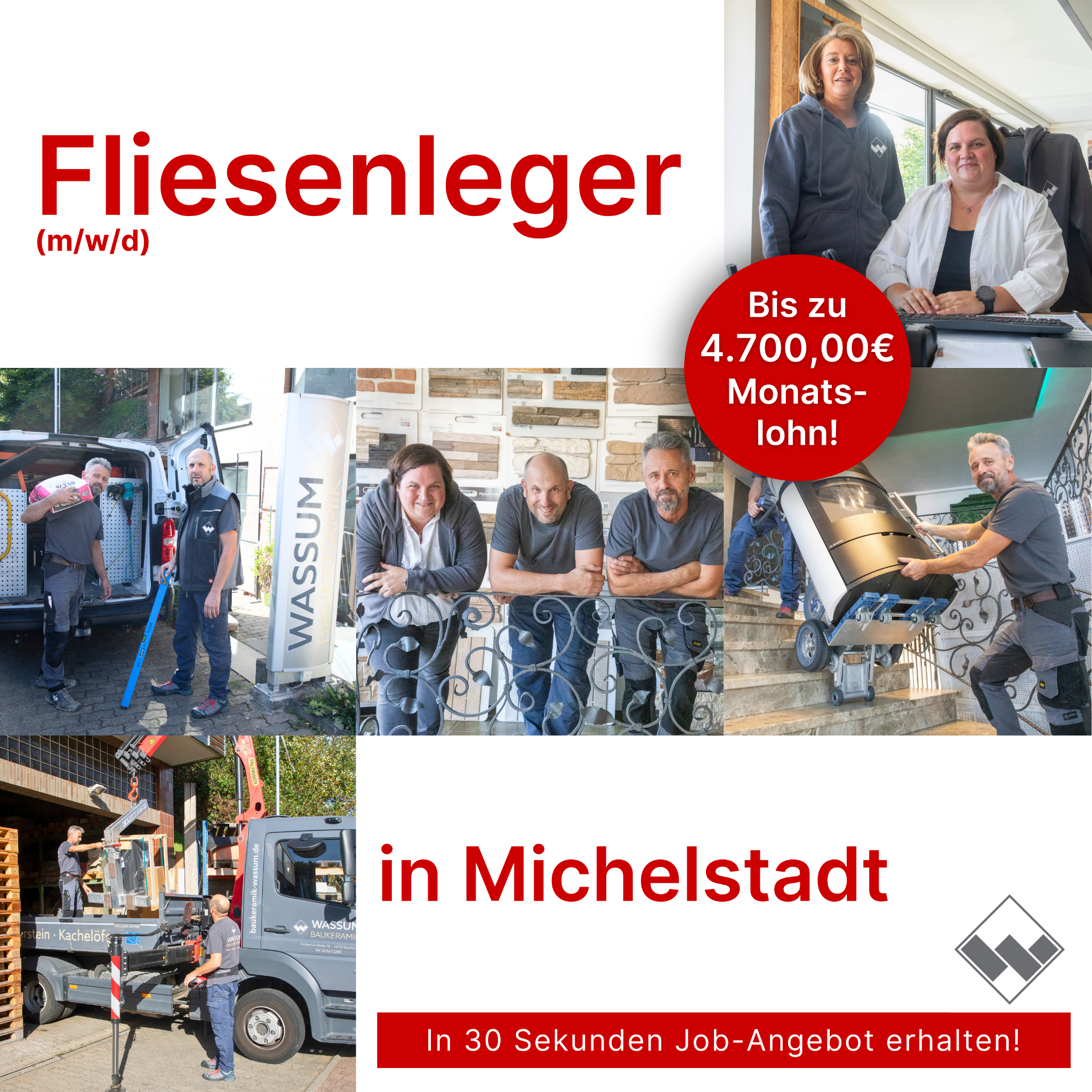Candidate Flow Fliesenleger Jobs Facebook ad