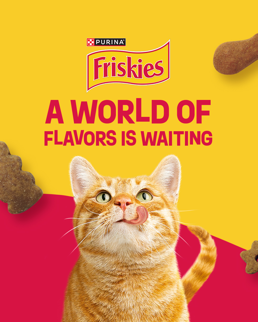 Friskies Trinidad & Tobago Facebook ad: Mealtime just got a lot more fun!