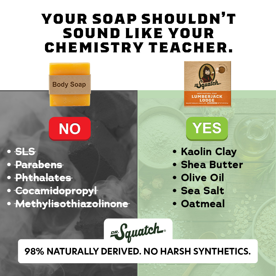 Dr. Squatch Facebook ad