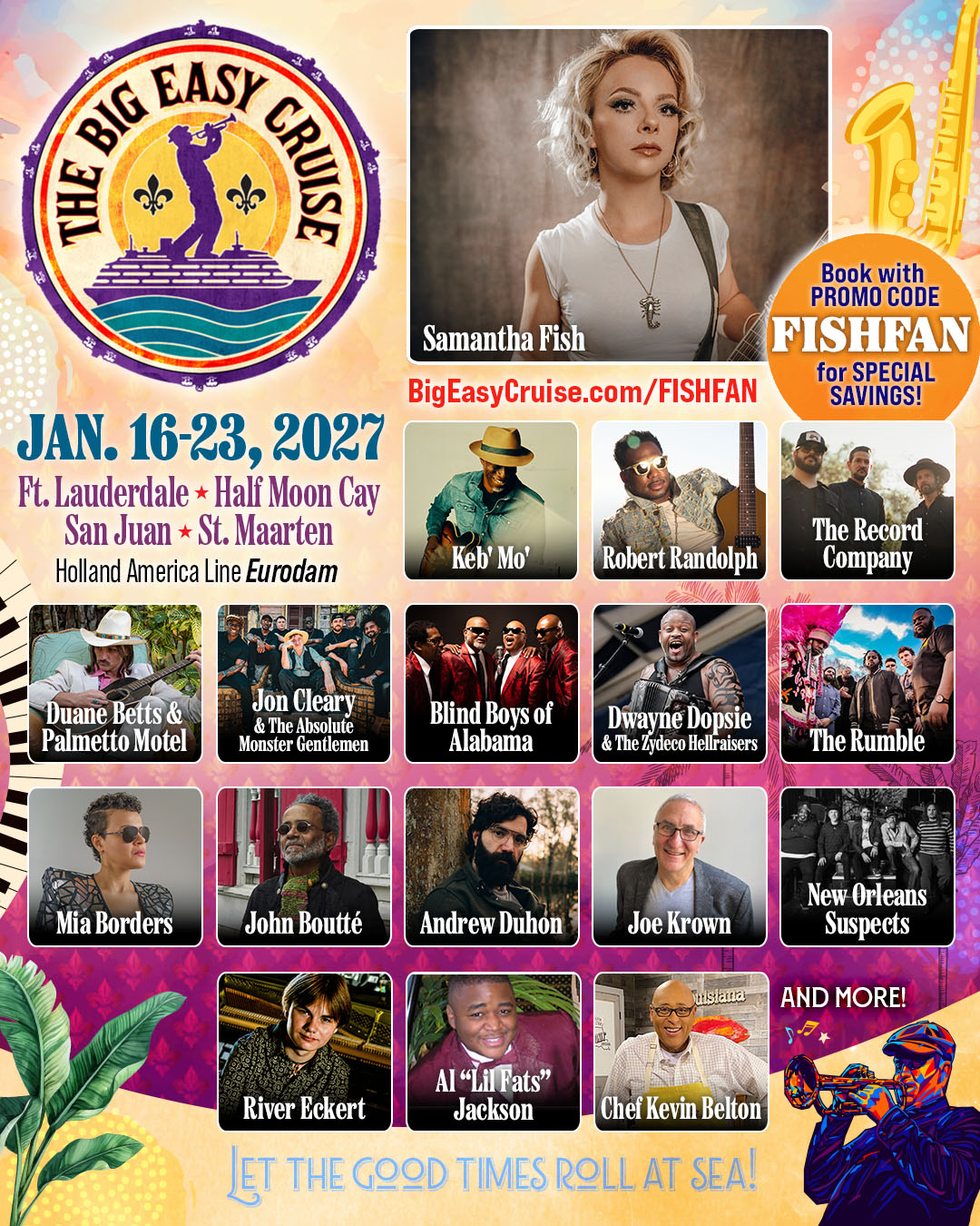 Keb' Mo' Facebook ad: Home | Big Easy Cruise