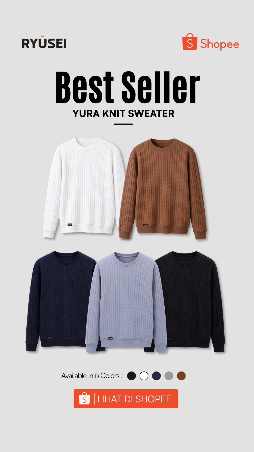 Ryusei Facebook ad: Best Seller Yura Knit Sweater