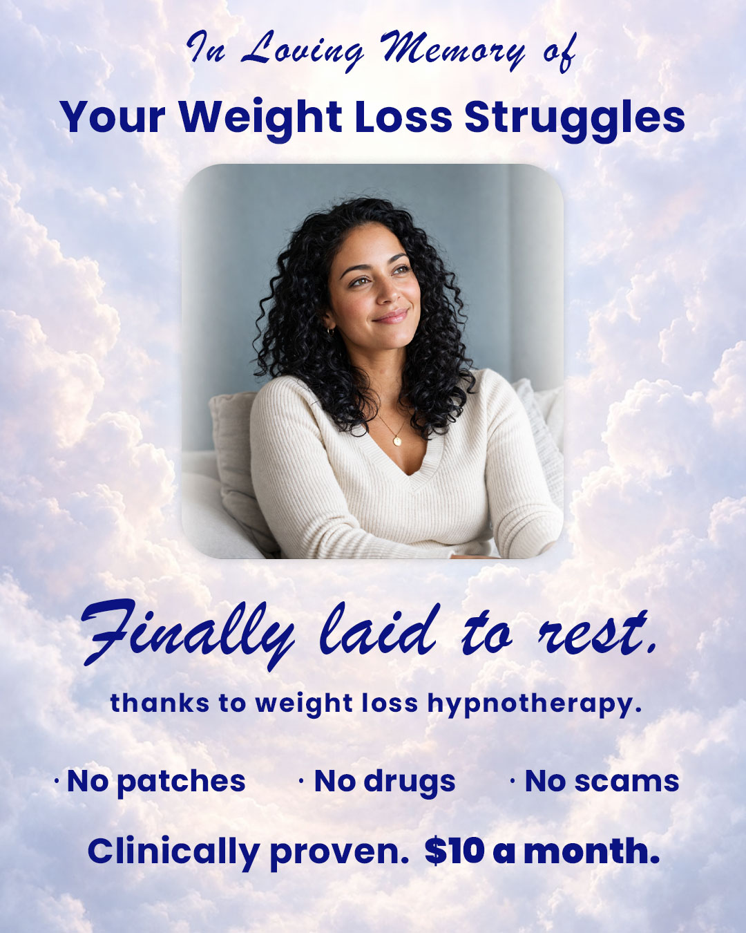 Hypnozio: power of hypnotherapy Facebook ad