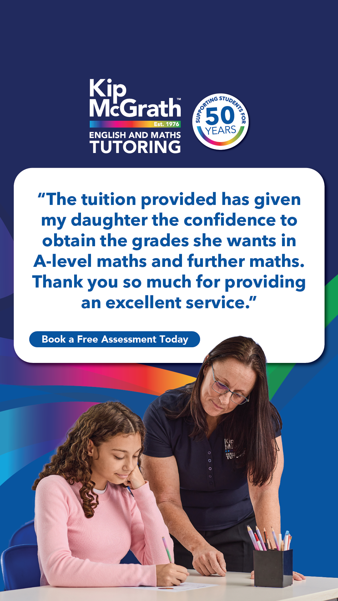 Kip McGrath Education Centres Australia Facebook ad