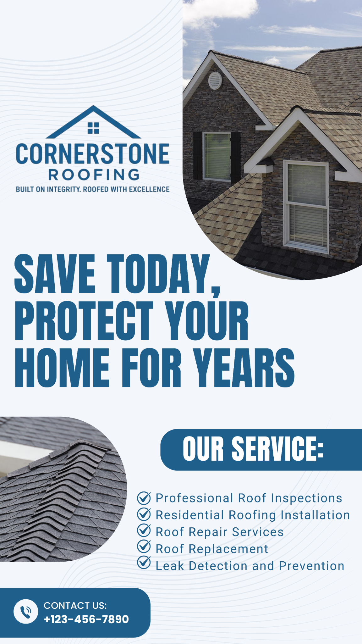 The Cornerstone Roofing Group LLC Facebook ad