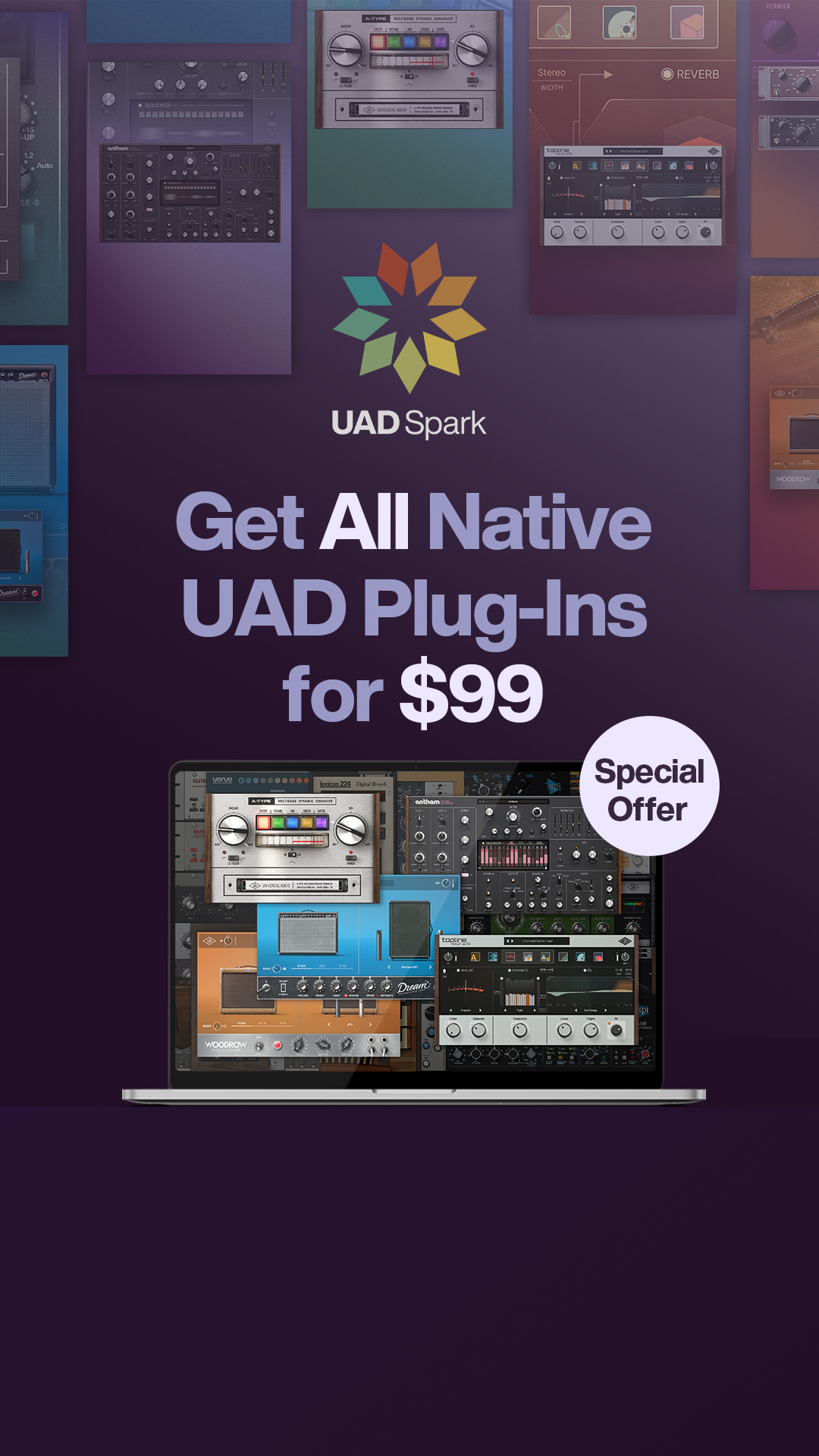 Universal Audio Facebook ad