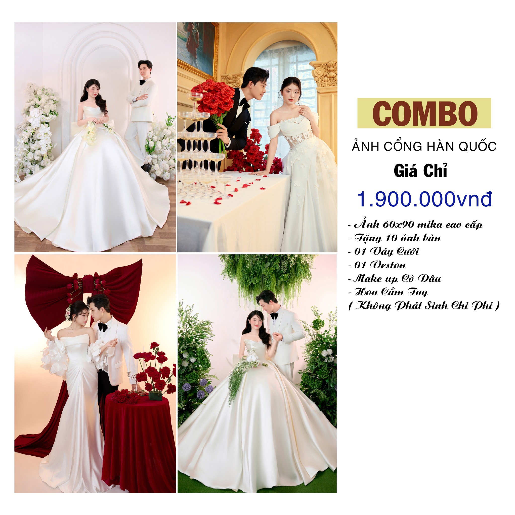 Áo Cưới Thái Toàn - Chụp Hình Cưới Đẹp Tại TP.HCM Facebook ad: ẢNH CỔNG MIKA 1.900.000VNĐ