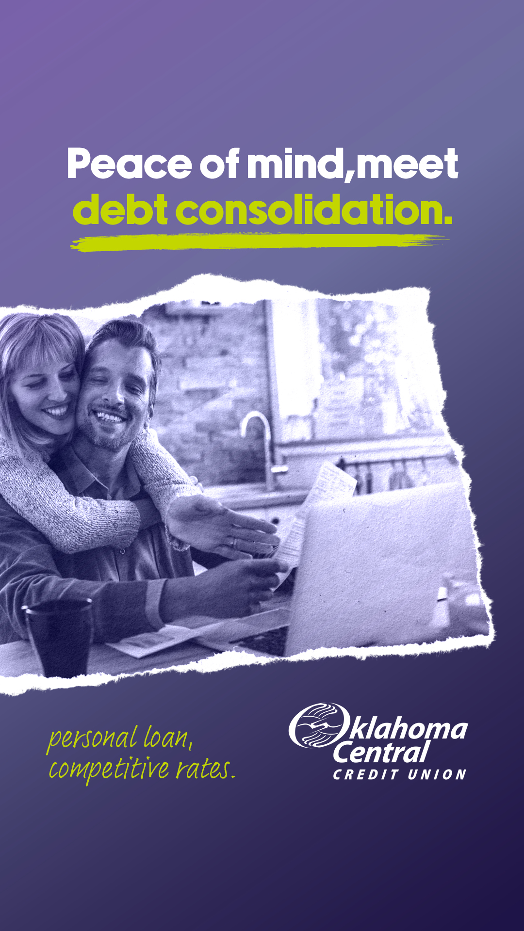 Oklahoma Central Credit Union Facebook ad from Feb 24, 2026