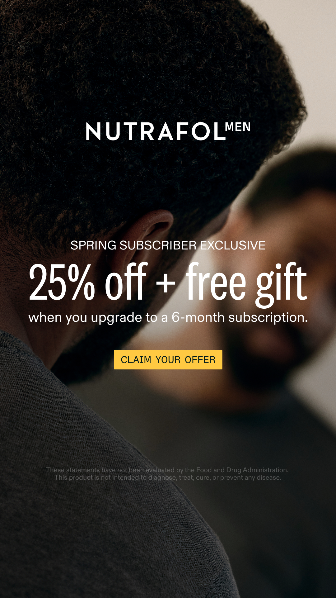 Nutrafol Men Facebook ad