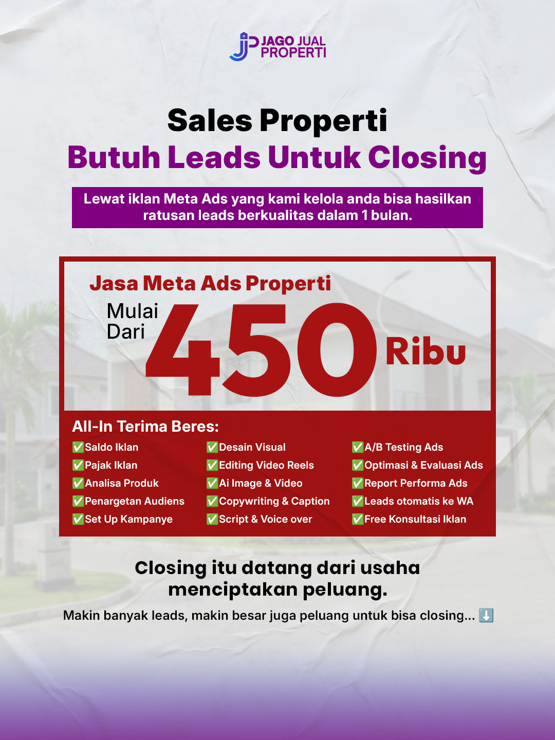 Jago Jual Properti Facebook ad