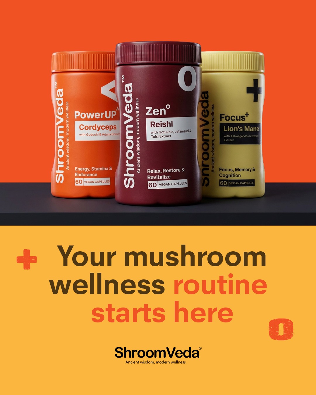 ShroomVeda Facebook ad: A cleaner daily ritual is easier to start…