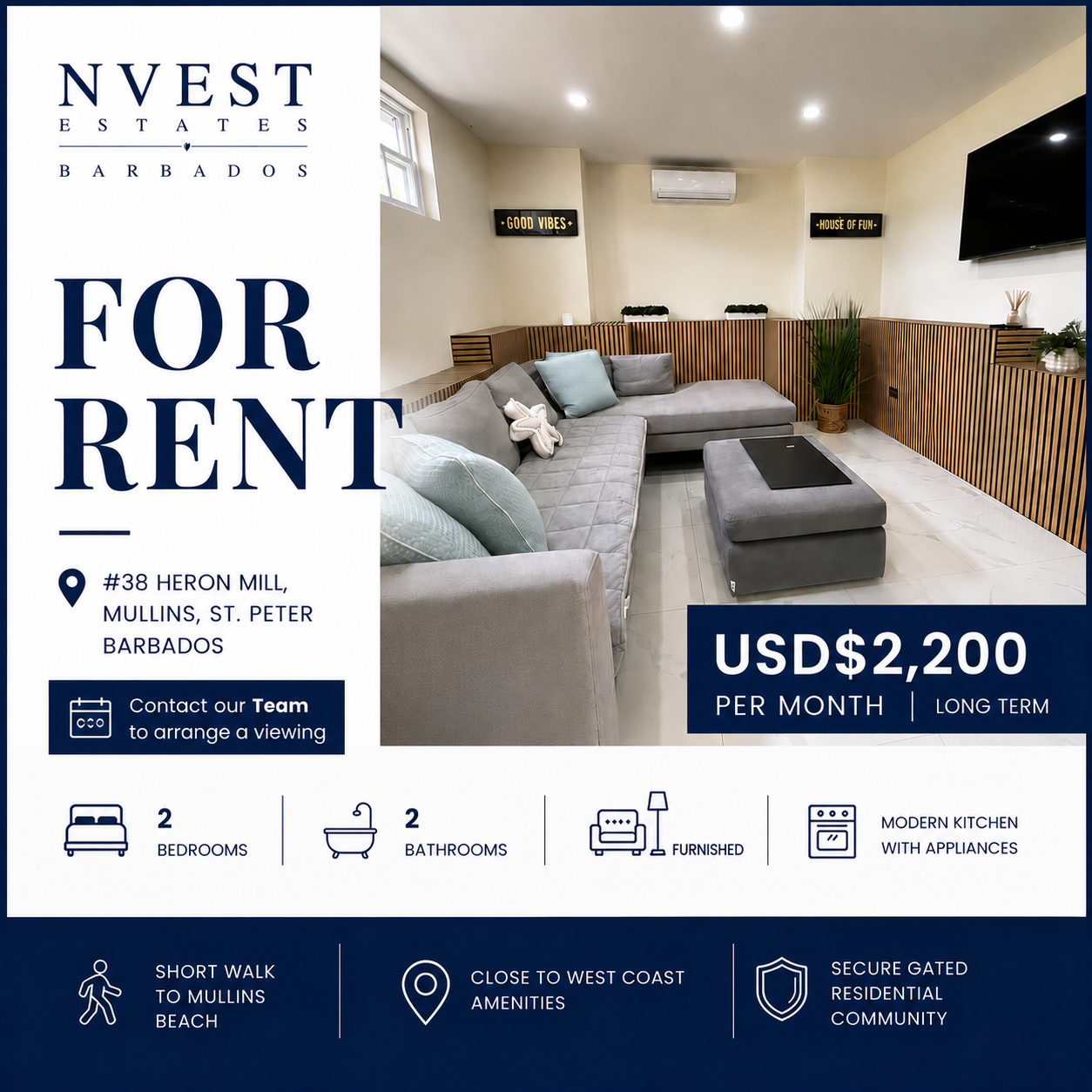 NVEST Estates Facebook ad