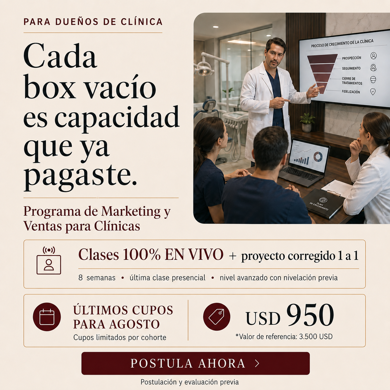 Existo.ai Facebook ad: Tu Sistema de Ventas en 8 Semanas