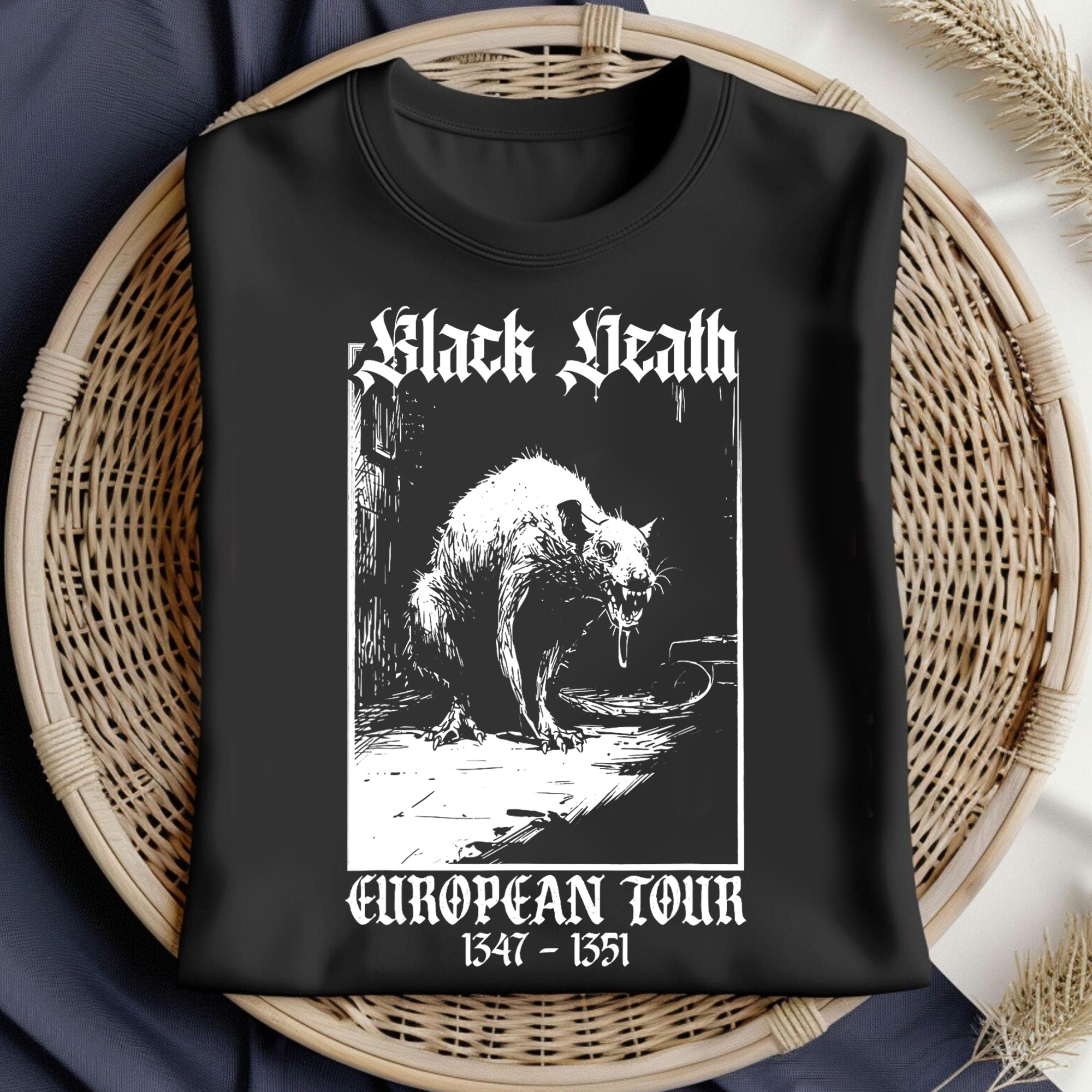 Satanic Shirts Facebook ad: ๐๐น๐ฎ๐ฐ๐ธ ๐๐ฒ๐ฎ๐๐ต ๐๐๐ฟ๐ผ๐ฝ๐ฒ๐ฎ๐ป ๐ง๐ผ๐๐ฟโฆ