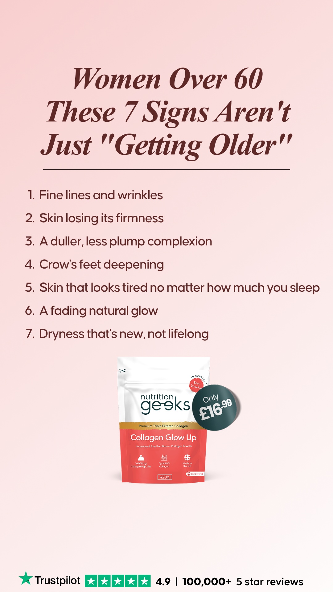 Nutrition Geeks Facebook ad