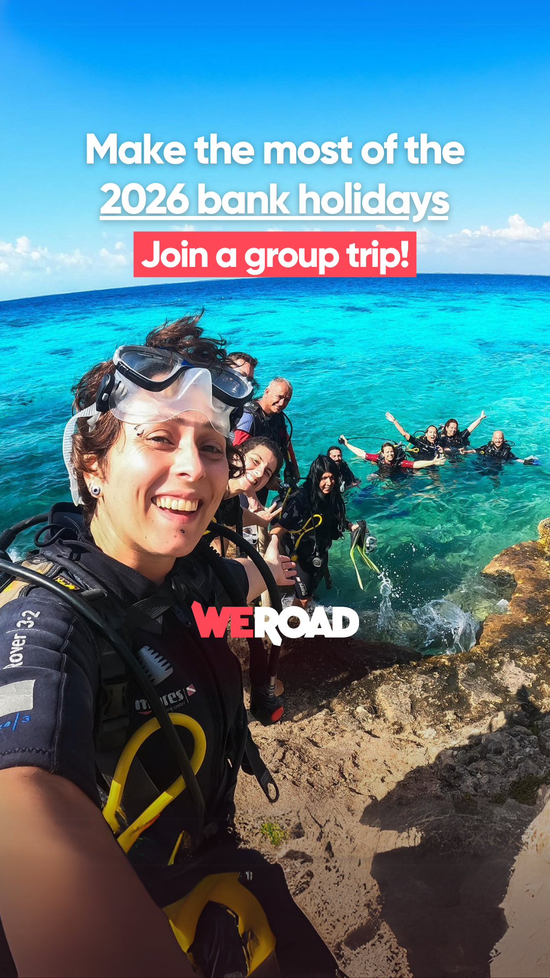 WeRoad Travel Facebook ad