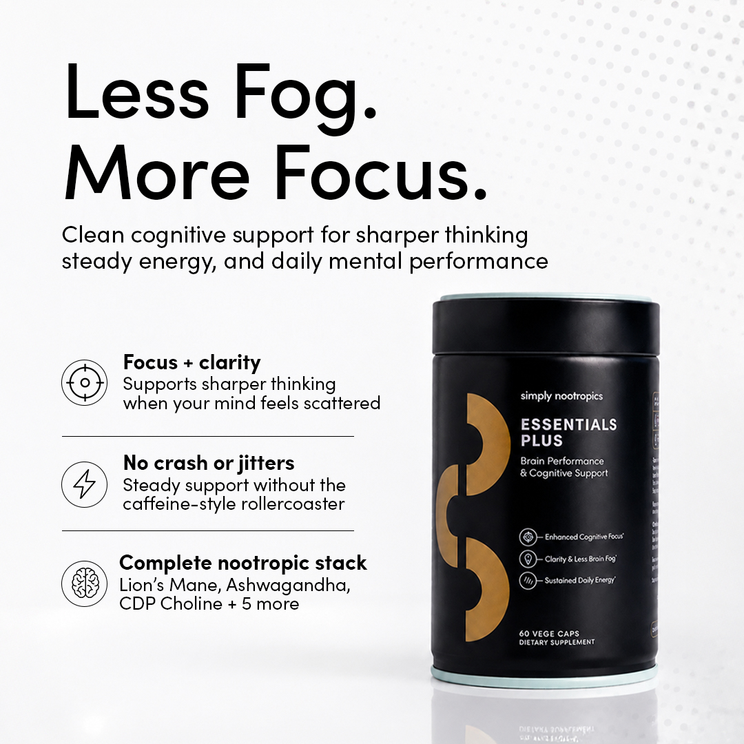 Simply Nootropics Facebook ad