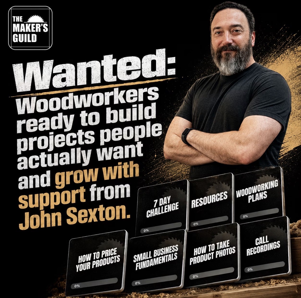 Biscuit Tree Woodworks Facebook ad: Ready to make some extra cash this weekend?