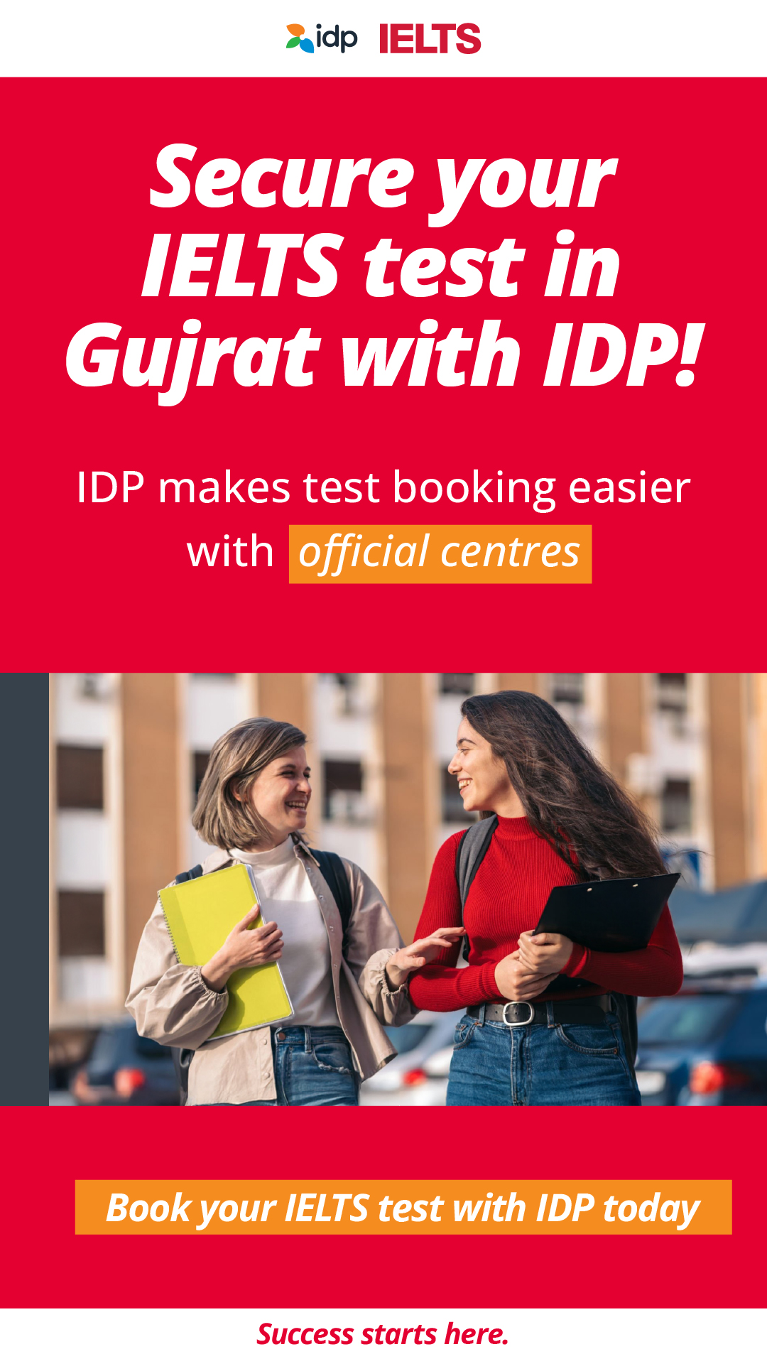IELTS Essentials from IDP Facebook ad