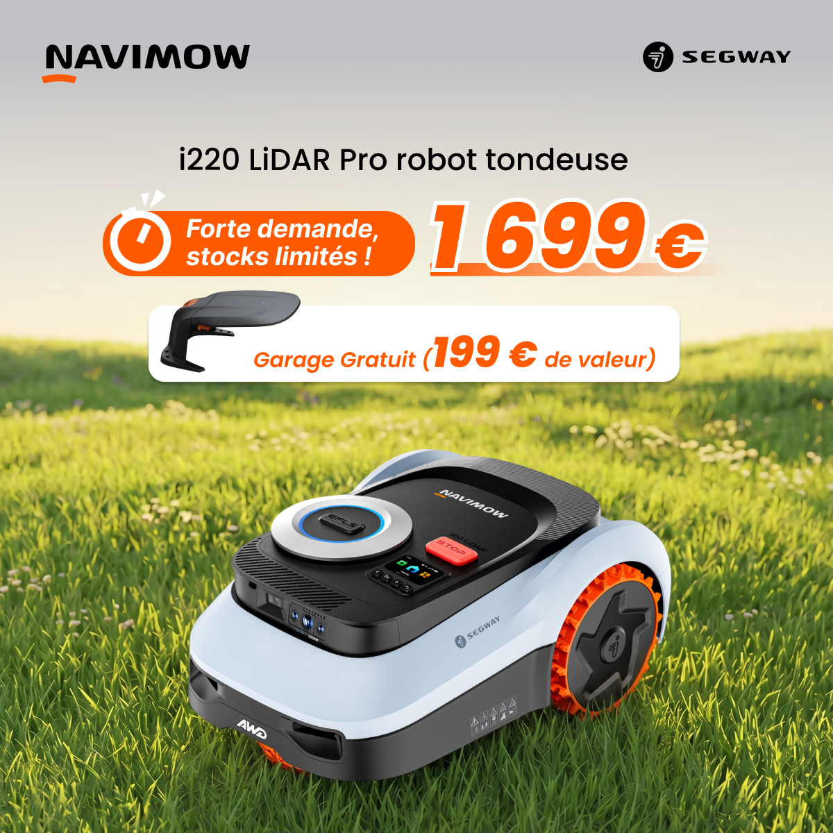 Segway Navimow FR Facebook ad