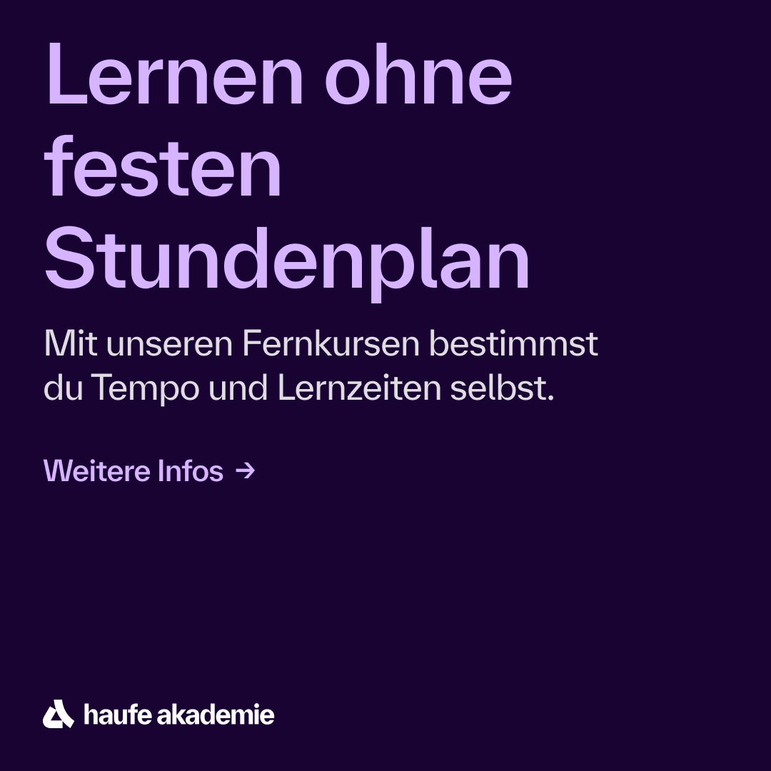 Haufe Akademie Facebook ad
