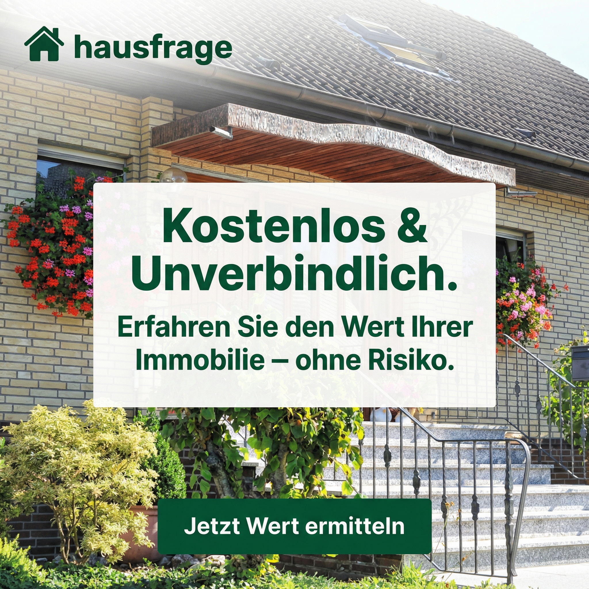 Hausfrage Facebook ad