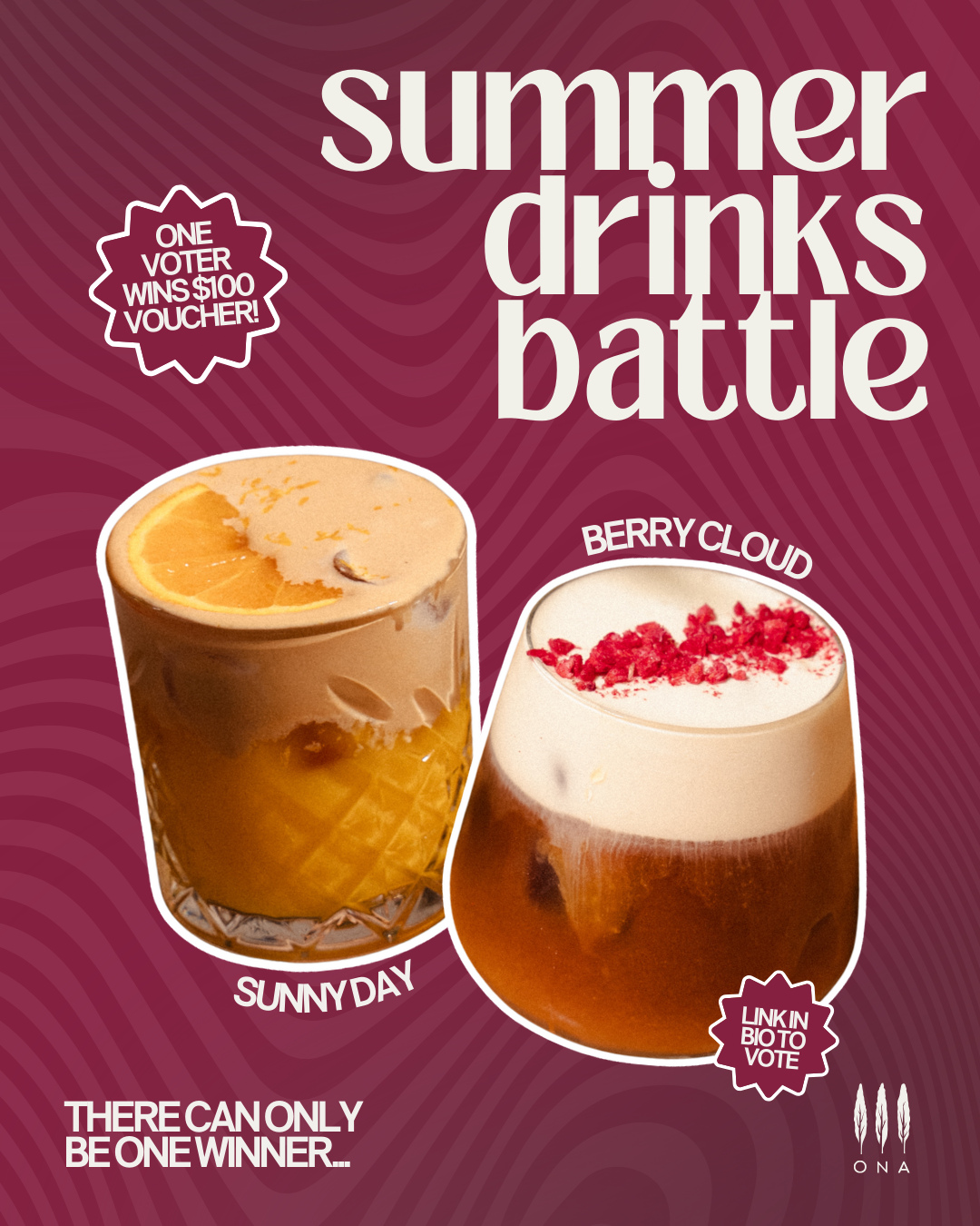 ONA Coffee Melbourne Facebook ad: Who remembers our Battle of the Iced Lattes?