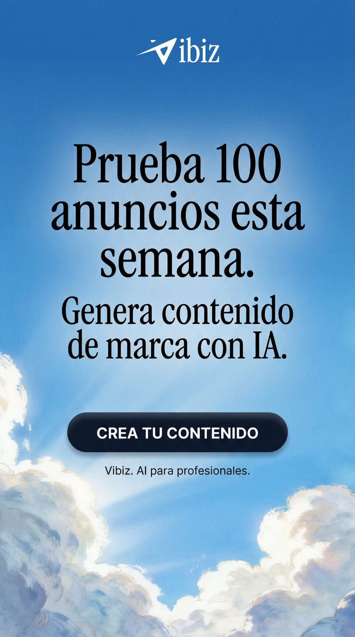 Vibiz Facebook ad