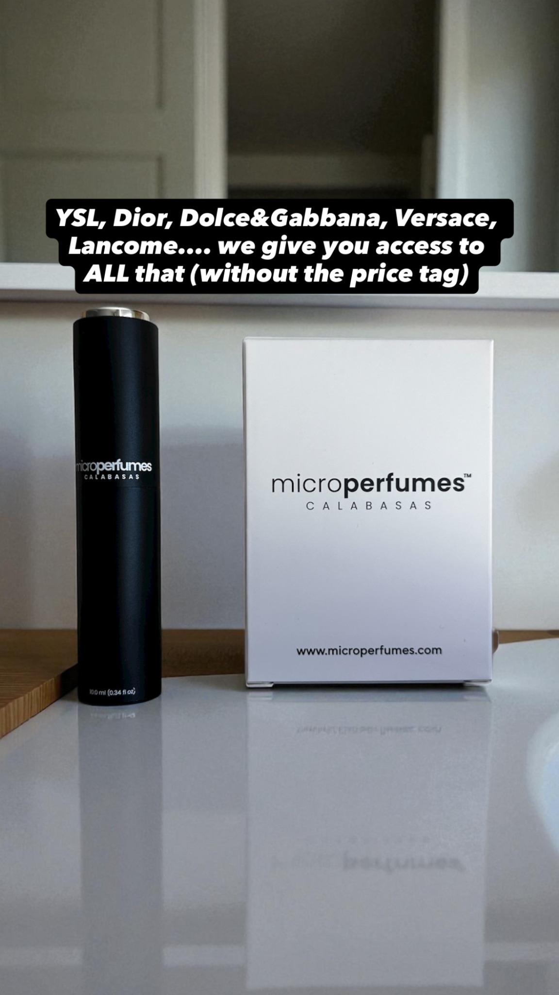 MicroPerfumes Facebook ad