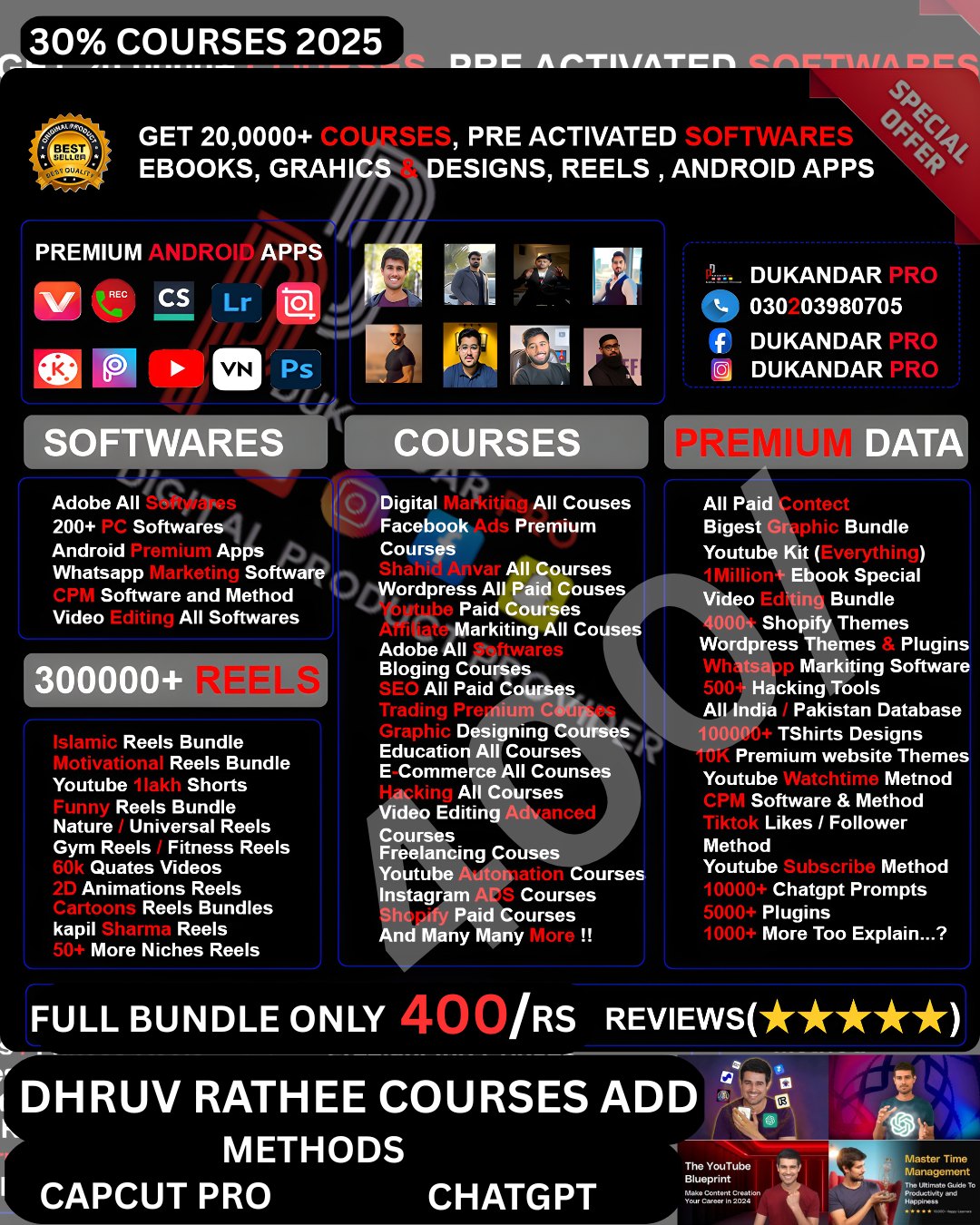 Dukandar PRO Facebook ad: ALL IN 1 π πππ ππ¨π‘πππ only 400 Rs