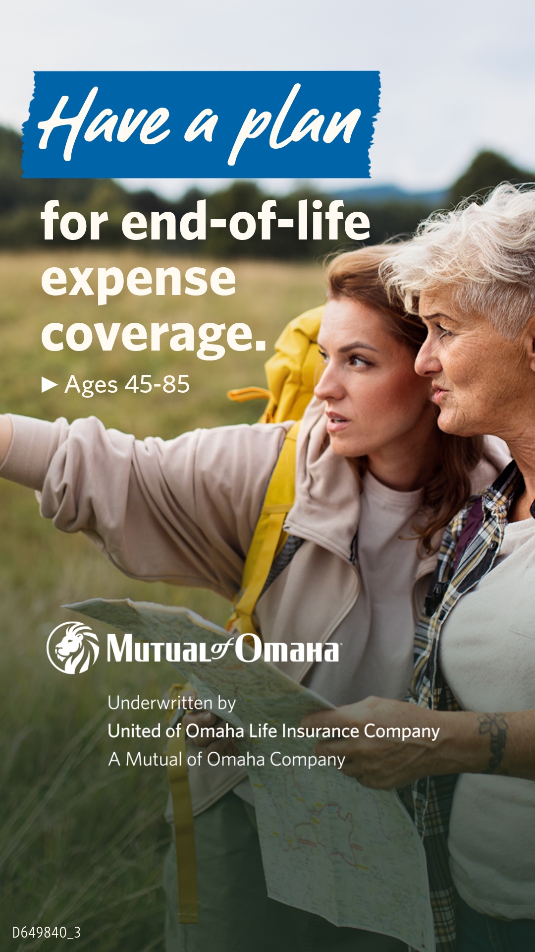 Mutual of Omaha Facebook ad
