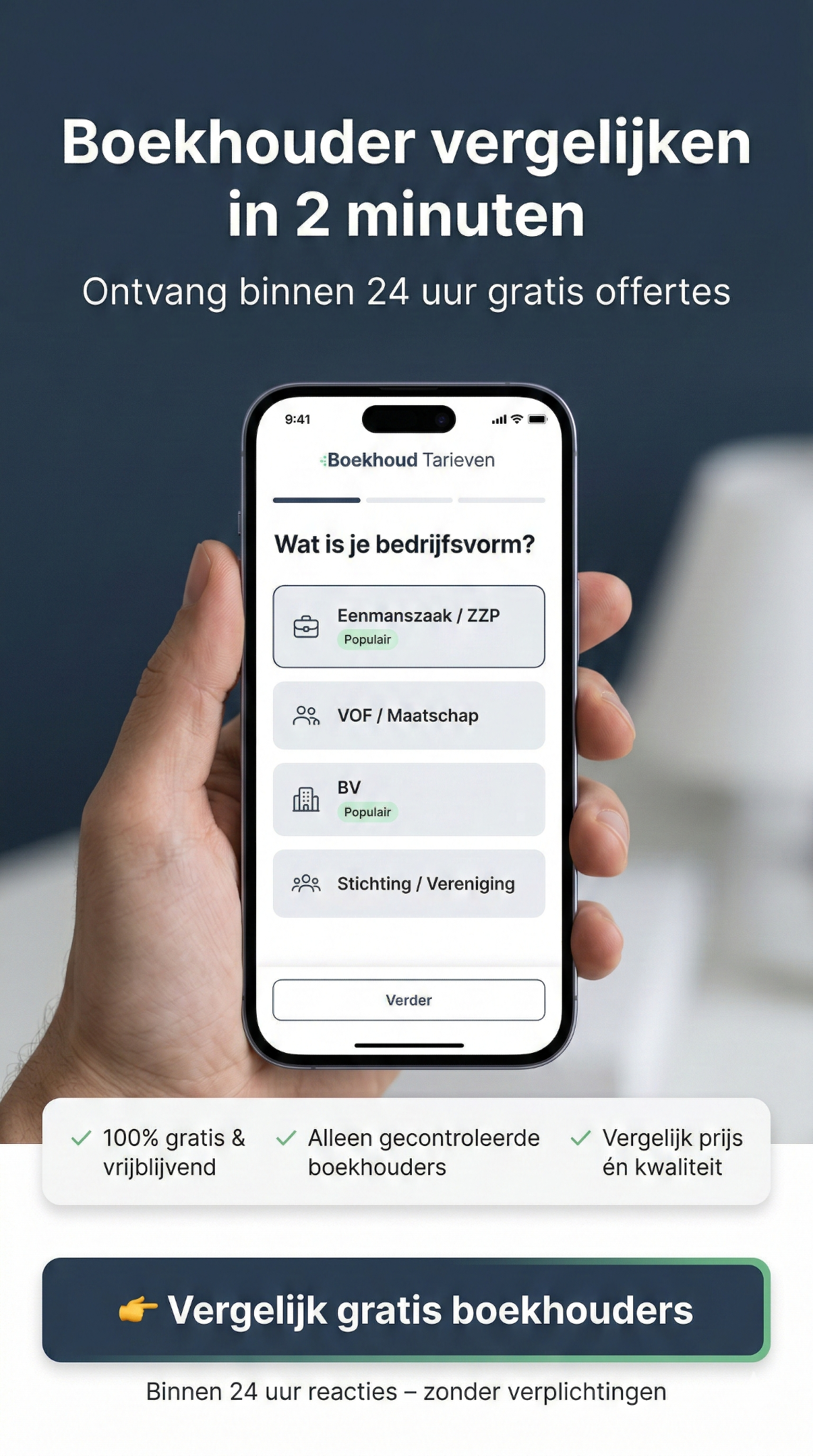 Boekhoud Tarieven Facebook ad
