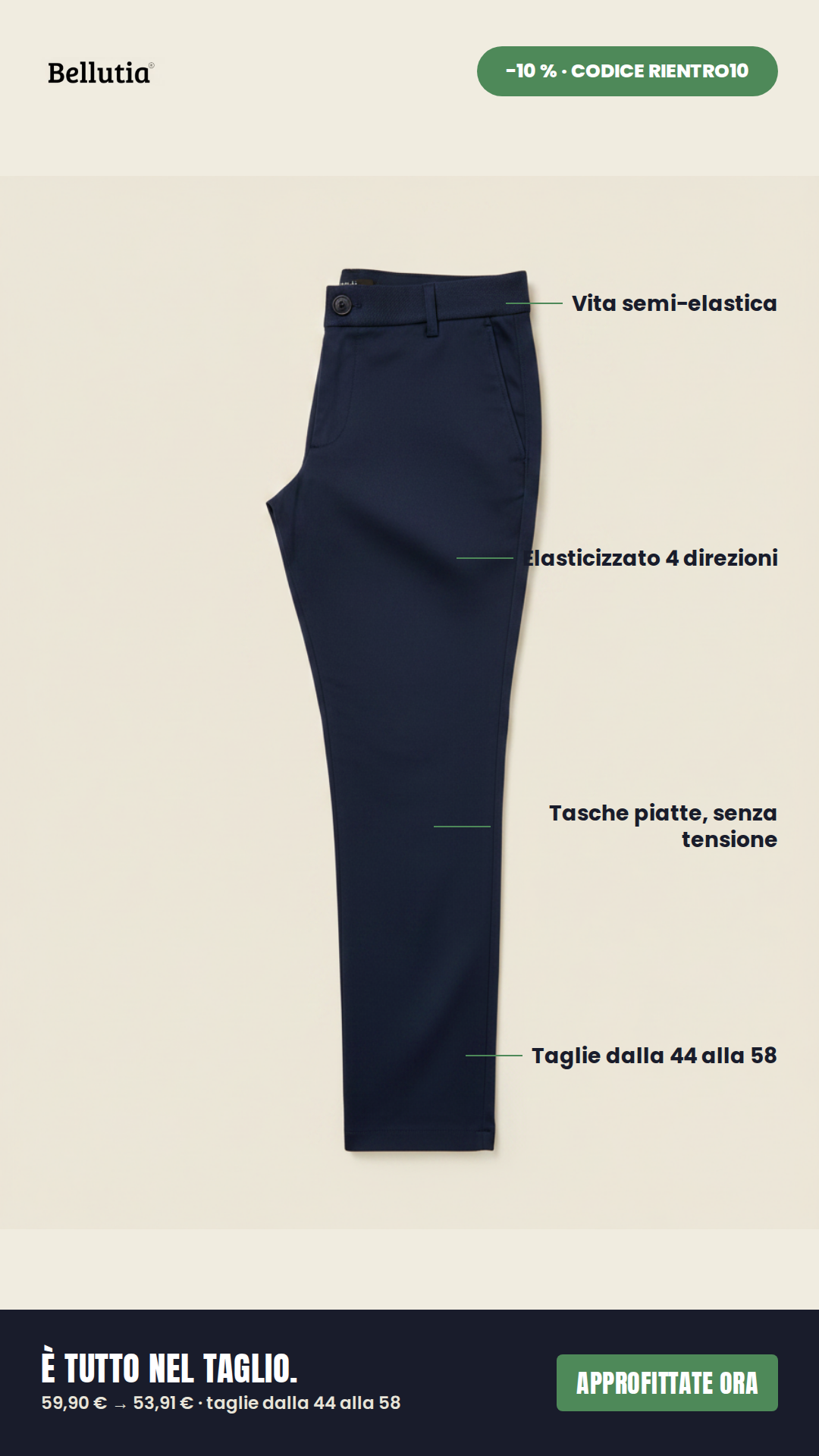 Bellutia Italia Facebook ad