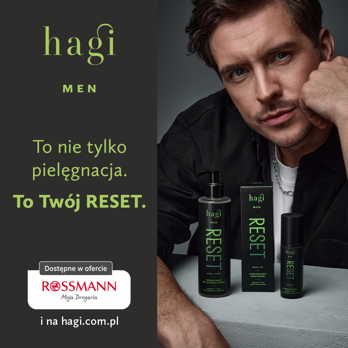 Hagi Cosmetics Facebook ad: To Twój RESET.