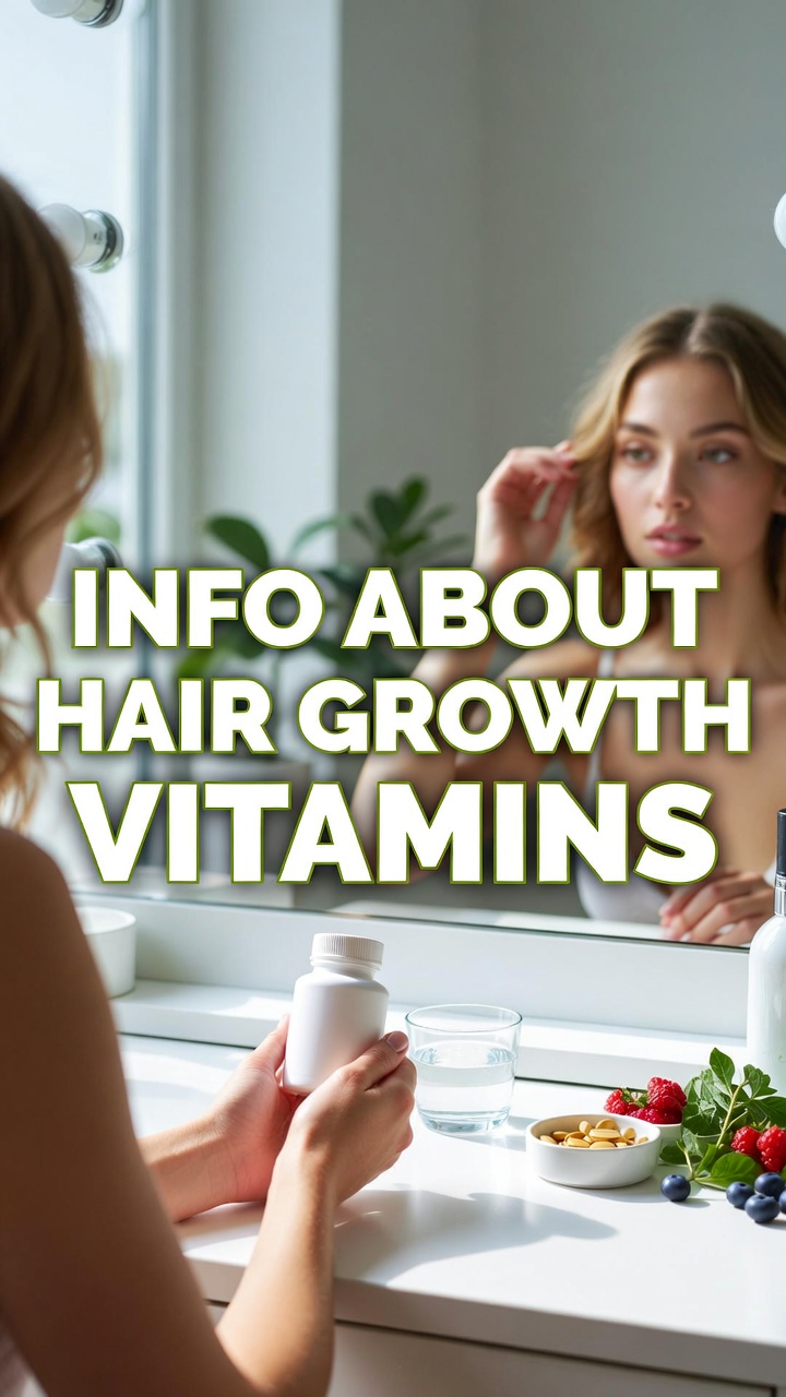 Wellness Focus Facebook ad: Hair Growth Vitamins Guide