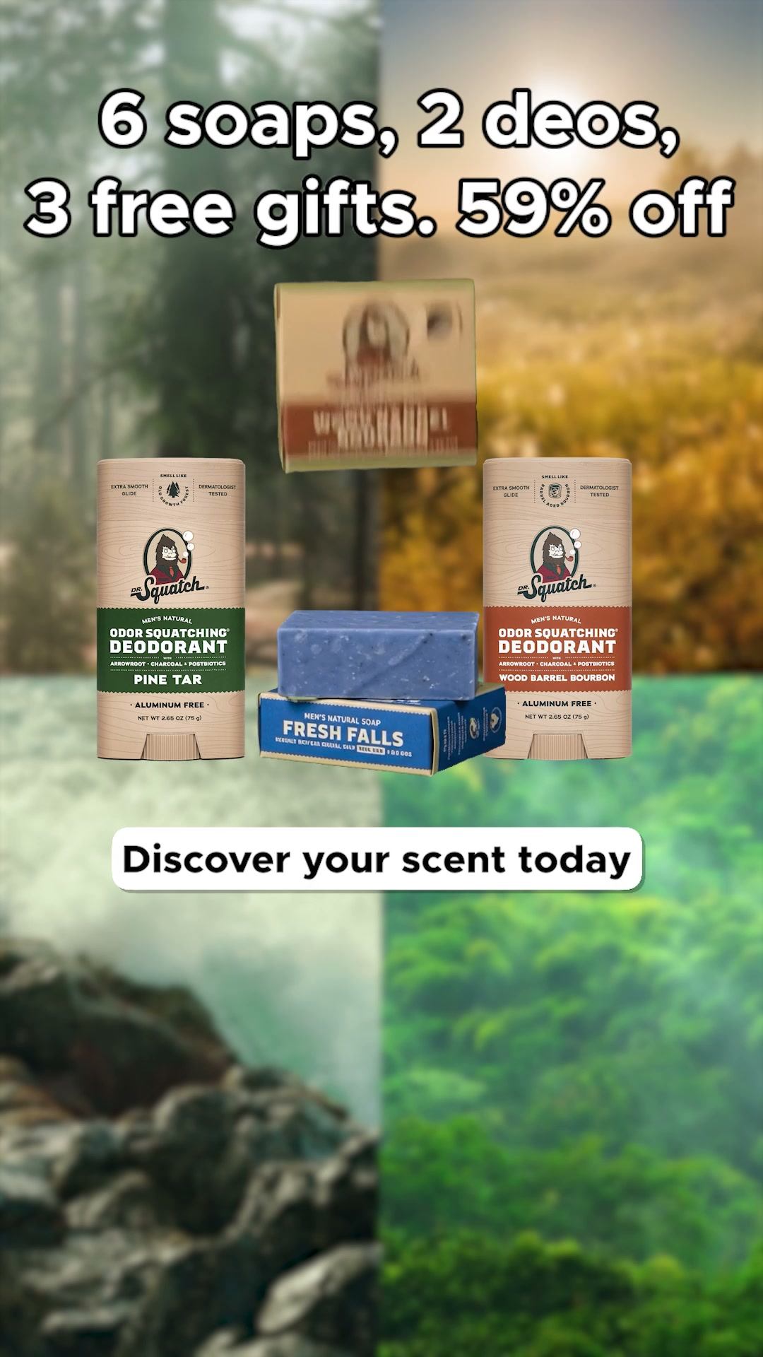 Dr. Squatch Facebook ad from Jul 13, 2026