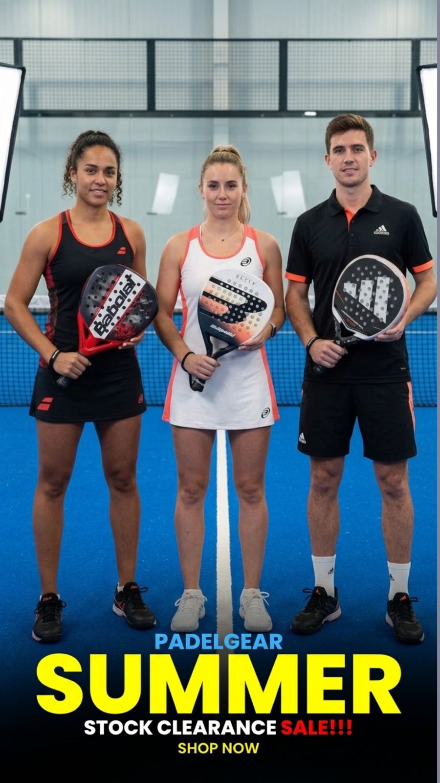 Padel Gear Facebook ad from May 20, 2026