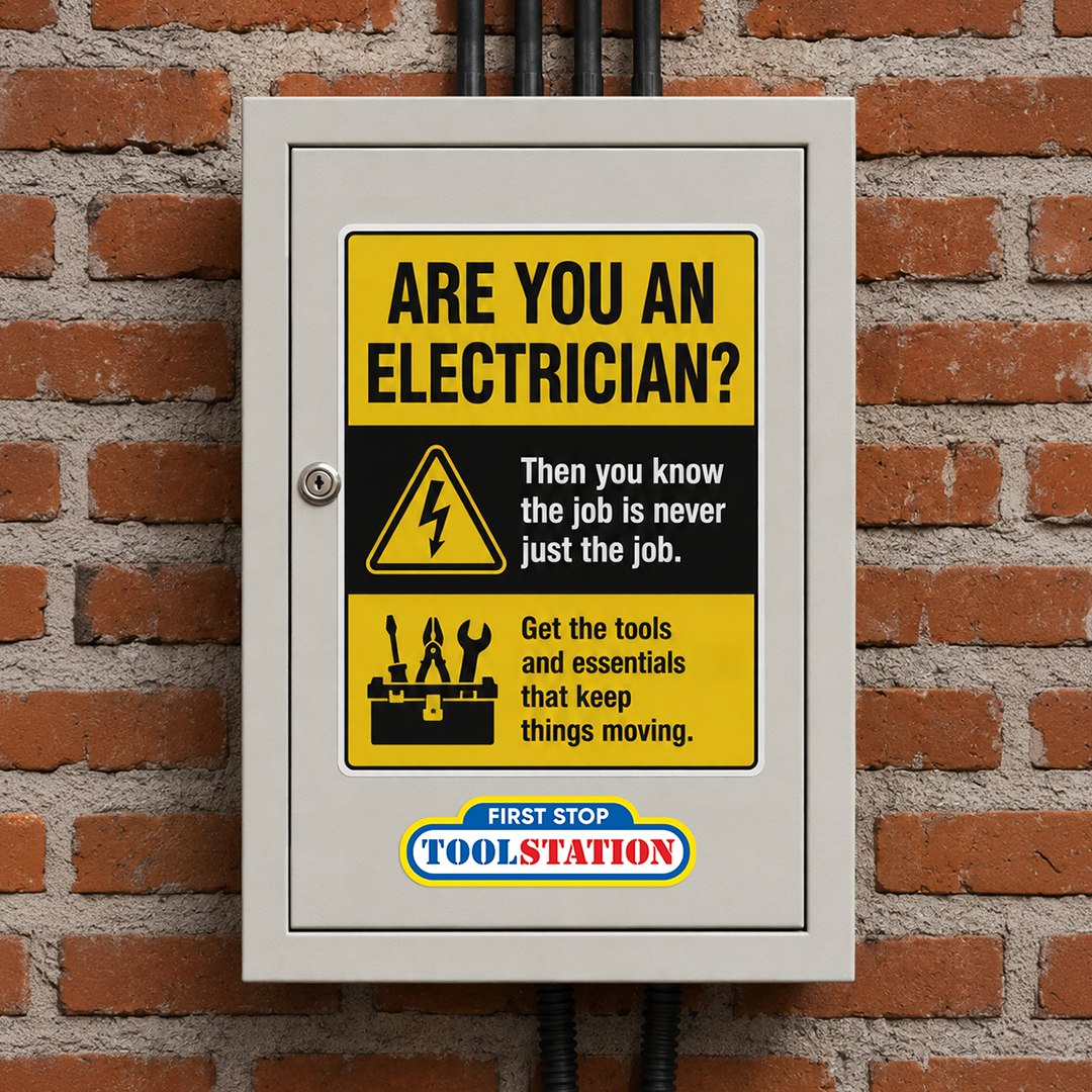 Toolstation UK Facebook ad: For electricians who've seen it all