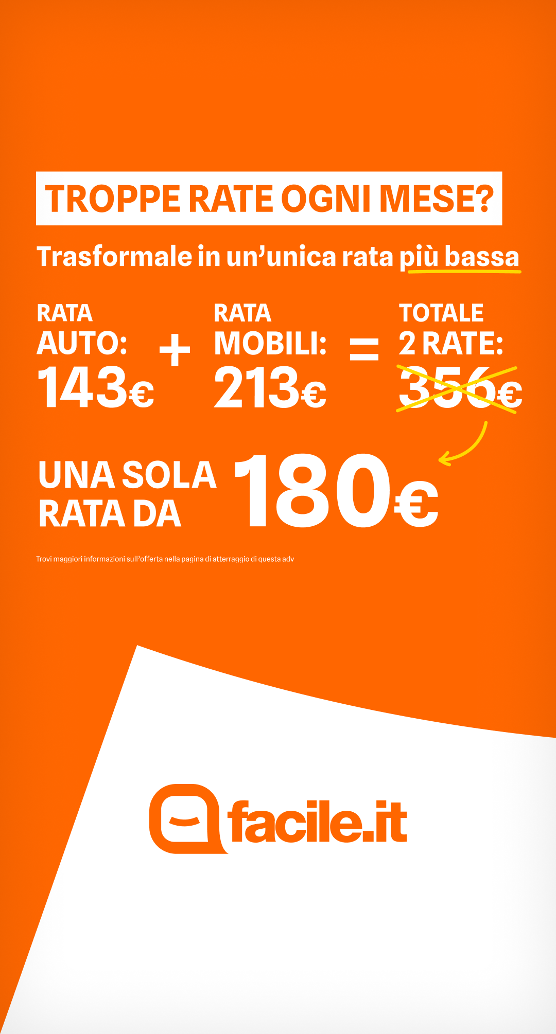 Facile.it Facebook ad from May 25, 2026