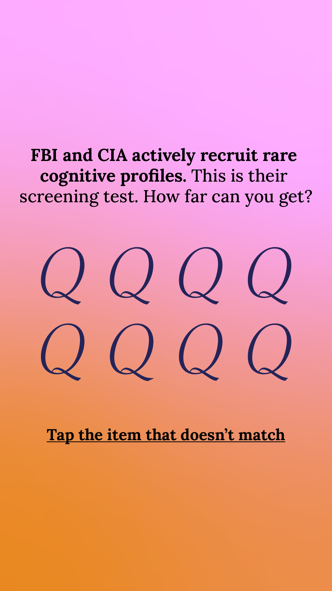 Brain Health Check Facebook ad