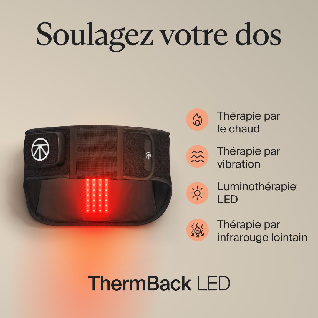 Therabody Facebook ad: Quatre thérapies en une pour un soulagement plus…