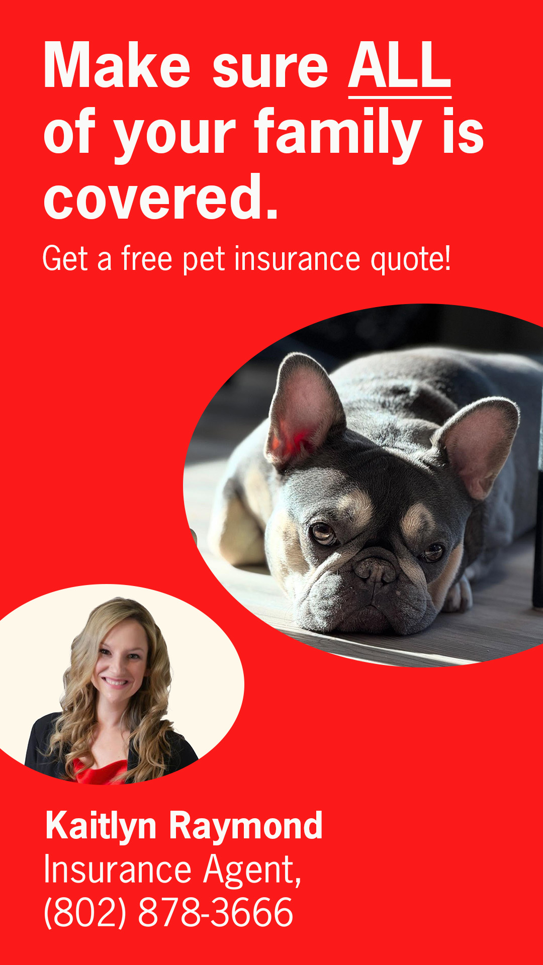 Kaitlyn Raymond State Farm Agent Facebook ad from Feb 1, 2026